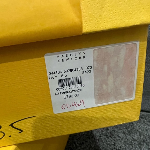 Fendi Women's Navy Blue Platform Heels - Picture 6 of 6